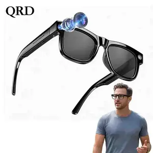 Qrd Smart Glasses with Camera, 4GB Memory, 8mp Hands-Free Video, 290mah Battery, Ai Translation, Bluetooth-compatible, HiFi Audio, Music Control