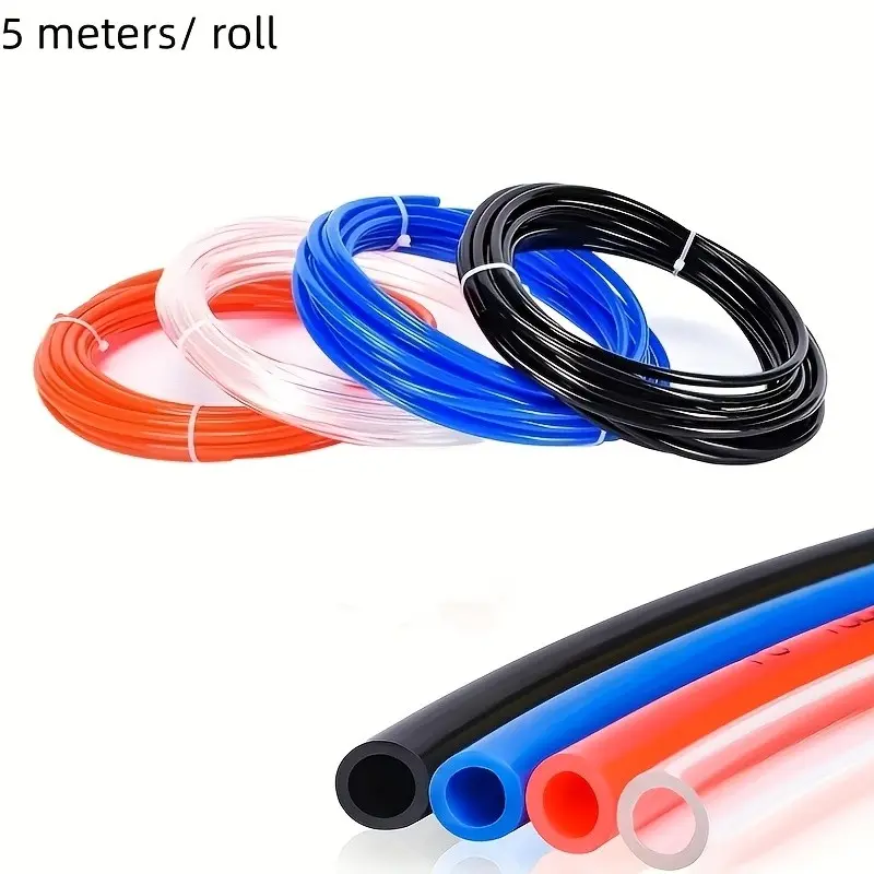 5m PU Air Hose, Flexible High-Pressure Compressor Tube, Durable Explosion-Proof, 4 Colors Available, Ideal for Pneumatic Tools, Flexible Pipe