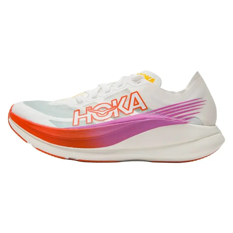 HOKA ONE ONE Rocket X 2 Men's Low-Top Running Shoes with Slip-Resistant and Durable Design for Casual and Competitive Use Trending Shoes, House White Official Shoes to Get / Maison Mihara