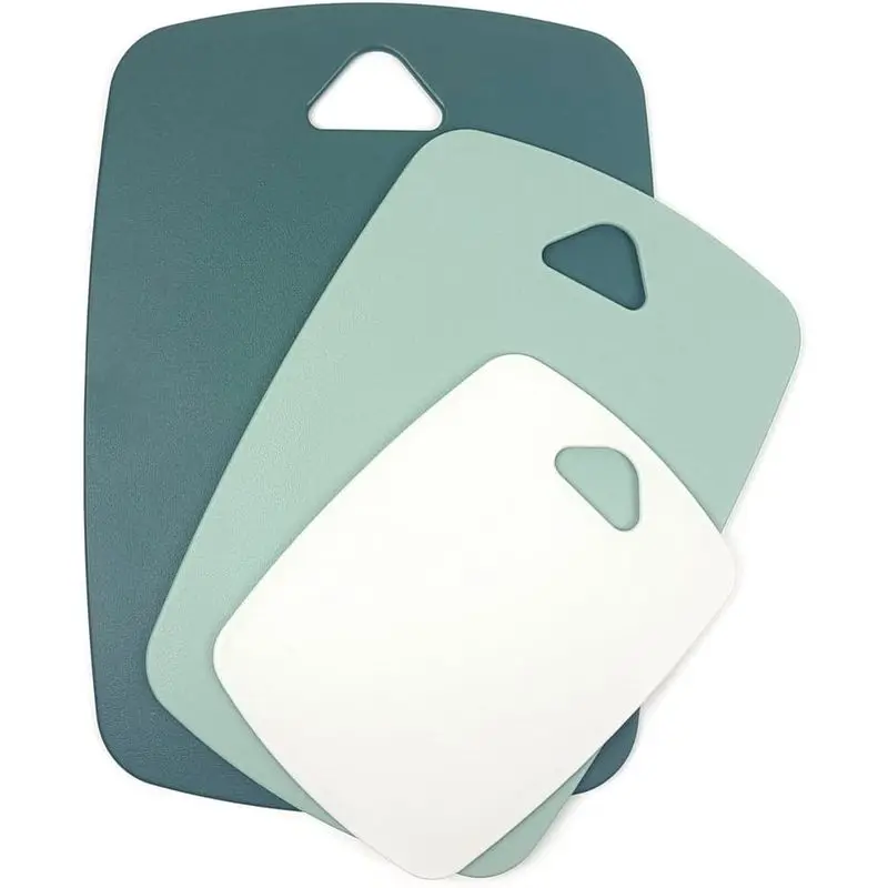 Cutting Board Set for Kitchen, Set of 3 | Plastic, Large-Small, Dishwasher Safe, BPA Free