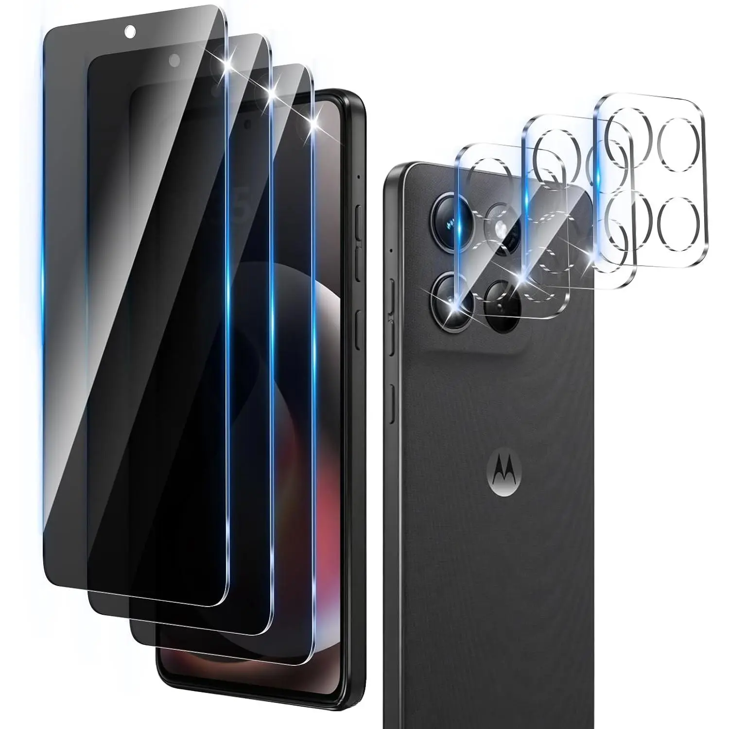 3 Pack  Screen Protector Designed for   G Stylus (2026) With 3 Pack Camera Lens Protector,Full Coverage Anti-Spy Tempered Glass Film,9H Hardness,Bubble Free,Easy to Install