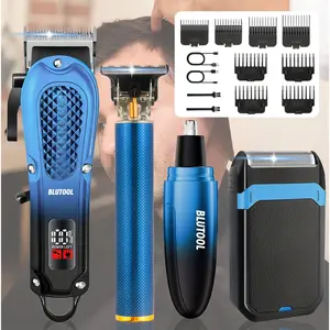 Hair Clippers for Men Professional, Beard Trimmer Kits & Sets, Cordless Mens Hair Trimmer, Electric Shavers, Haircutting Machine with LED Display, Used for Home, Car and Travel. Gifts for Fathers, Husbands, Sons, Brothers | Modern Hair Clipper Tools