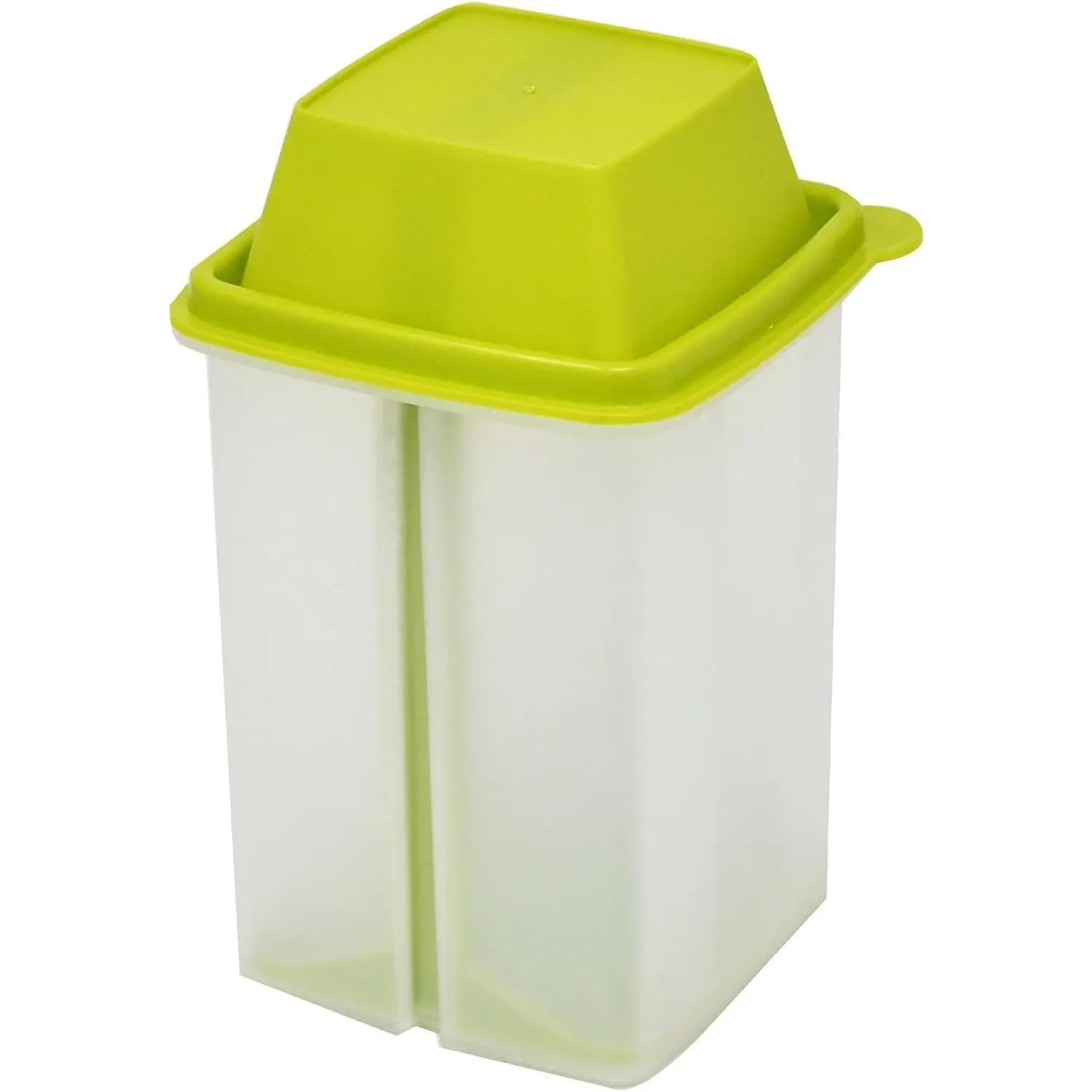Pickle Container with Strainer - BPA Free Jalapeno Container for Mess-Free Storage of Condiment Food - Pickle Holder with Easy to Open Lid Design (Green)