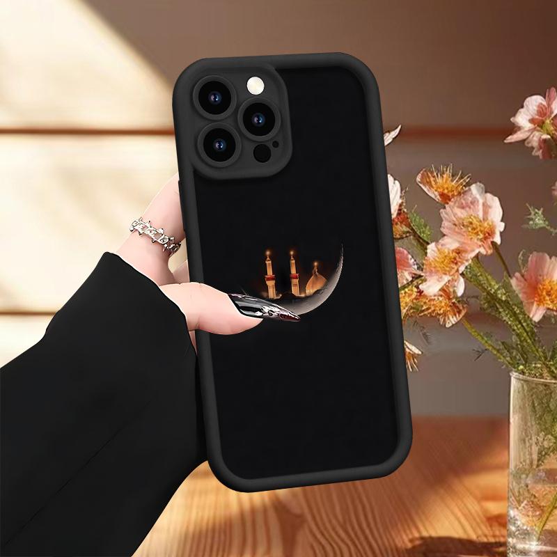 Protect Your Phone Soft Phone Case Simple with Ramadan Pattern UV Printing Matte Phone Cover 360 Degree Full Protection for Apple for iPhone 17 E Air Pro ProMax iPhone16 15 14 Plus 13 12 Mini 11 X XS XR for Smartphone Best Gift Birthday Girl Boy