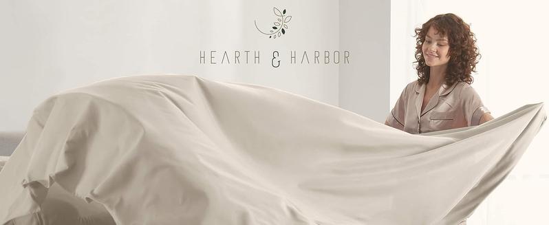 Deep Queen Sheets Sets - Fits Mattress 18-24 Inches Deep - Deep Sheets - 6 Piece Queen Size - Grey