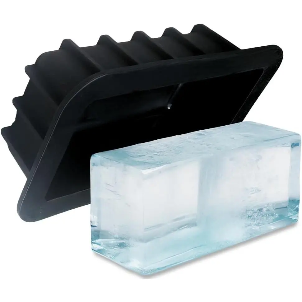 ®  Ice Block Mold 5 lbs (Single) | Create   Ice Bricks | Professional  Mold for Crafting Giant Ice Cubes, Ideal for Ice Baths, Coolers, Bartender Accessories