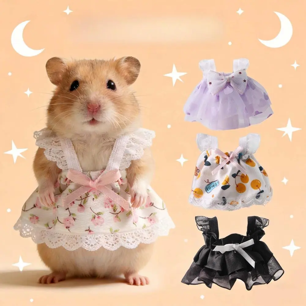 Tiny Pet Costume Outfits, Cute Soft Photo Props for Hamsters & Syrian Golden Bears, Mini Hamster Daily Wear Supplies