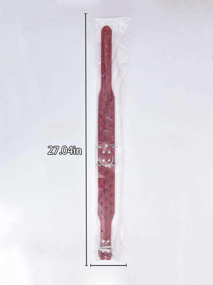 Wide Studded Dog Collar – Anti-Bite, Street Style, Heavy Duty & Tug Resistant