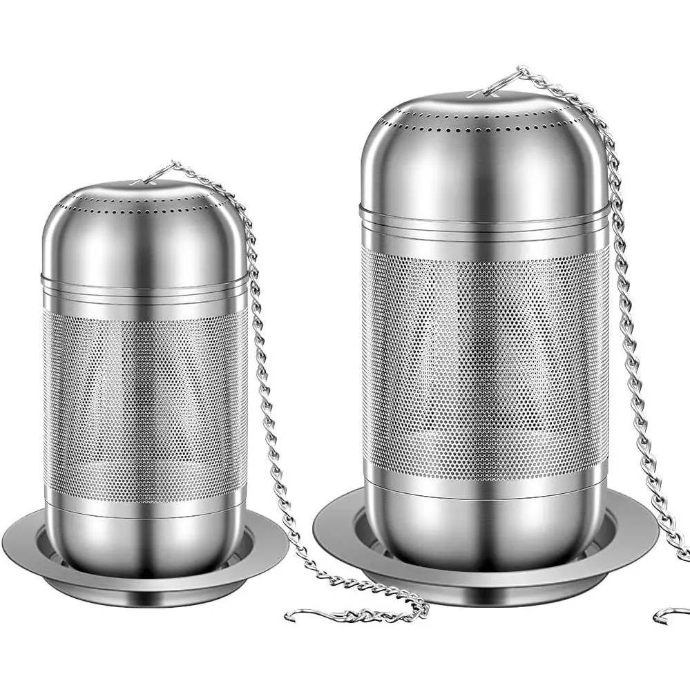 316 Stainless Steel  Infuser for Loose  &  Infuser for Cooking, Extra Fine Mesh  Strainers, Steeper for Brew , Spices & Seasonings (1 Pack - Small)