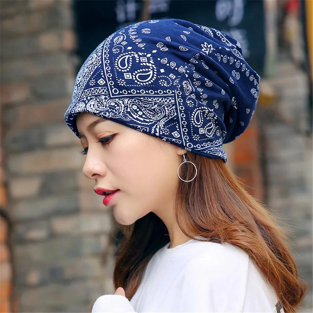 High Quality Women Beanies Caps Spring Women Beanie Hat for Women Caps 2 Way To Wear Bonnet Festival Gifts