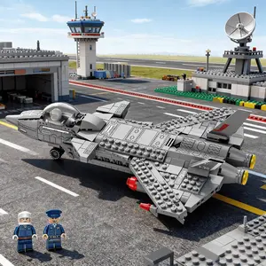 582 Piece J-20 Fighter Jet Building Set for Kids and Adults, DIY Creative Puzzle Toy, Perfect Holiday Gift for Christmas & New Year