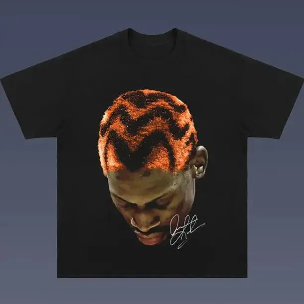 [ 🎉 Sale Up To 50%] Orange Head DENNIS RODMAN T-Shirt, DENNIS RODMAN Vintage Tee, Basketball Shirt, Sweatshirt, Unisex T-Shirt