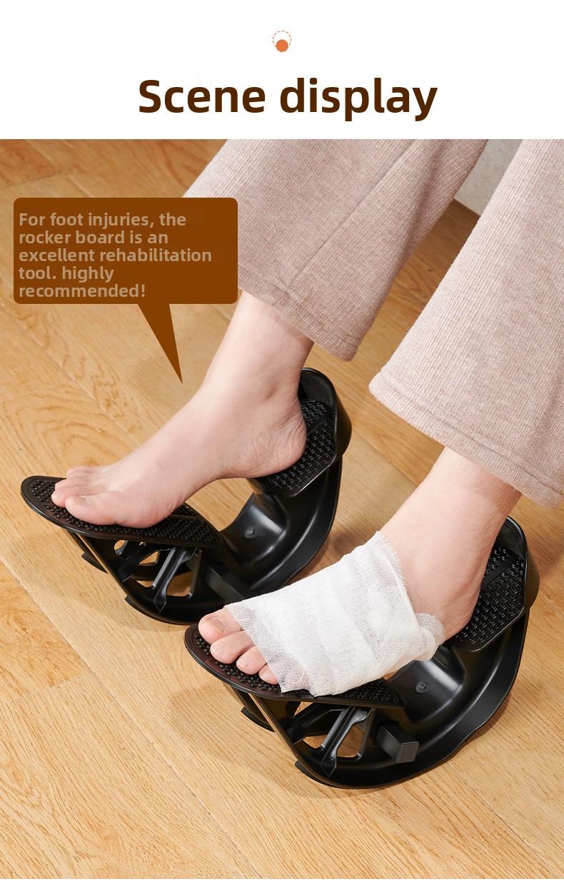 Indoor heel pedal, used for stretching the calves, Achilles tendon, tibialis muscles, and for leg stretching and massage on the treadmill