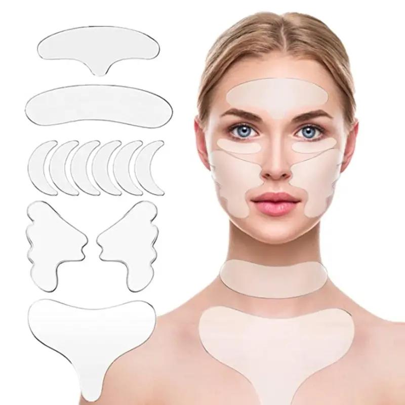 Reusable Facial Wrinkle Patches, Anti Wrinkle Patches, 11pcs Smooth Silicone Pads, Professional Skin Care Tools For Women