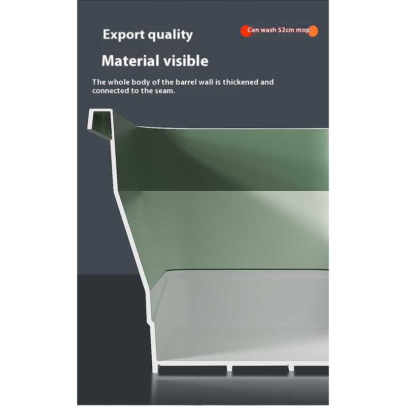 Large capacity foldable rectangular mop cleaning bucket lifting type car washing and fishing multifunctional portable bucket