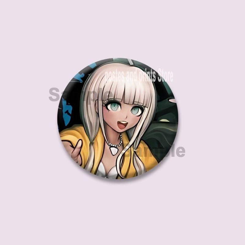 Custom Game Peripheral Danganronpa Round Badges DIY Coin Brooch on Backpack Cartoon Lapel Jewelry Pins Gifts for Kids Friends