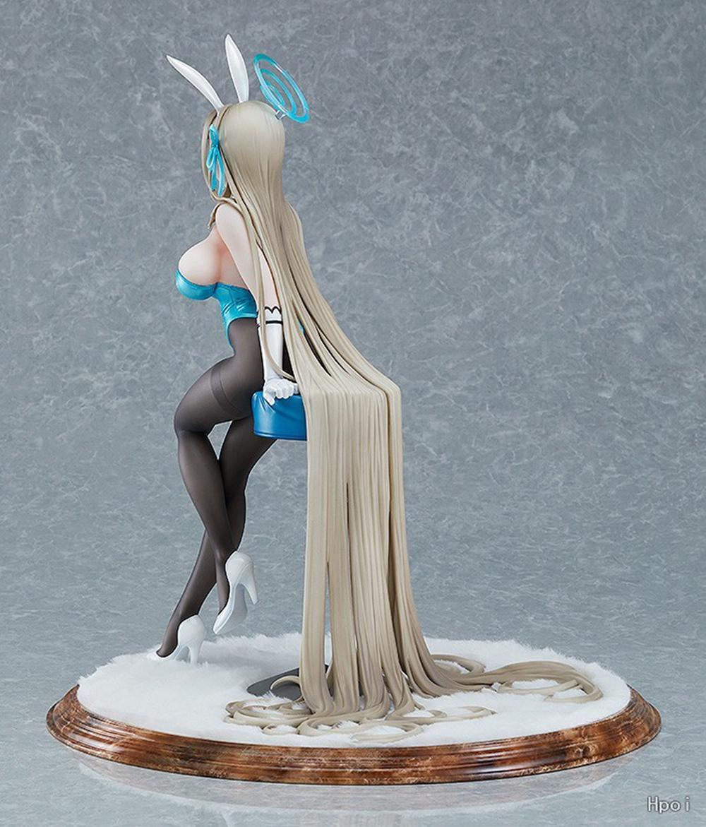 2CM Anime Game Blue Archive Ichinose Asuna Figure Bunny Girl Dress Sexy Animation Model Toys GiftsDecoration Ornaments PVC