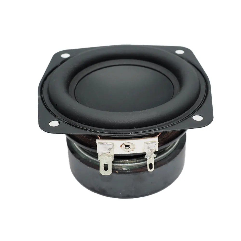 1 Pcs 3-Inch (78MM) 4-Ohm 15W Super Bass Square Subwoofer Speaker - 5% Distortion, F0~6Khz Max Power, DIY Home Theater Bookshelf Loudspeaker