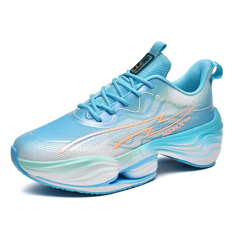 (New)Fei Dian Racing Spike Shoes New Men's All-Season Sports Shoes Running Shoes Shock Absorption Fashion Thick-Sole Shoes Outdoor Comfortable Breathable Casual Shoes