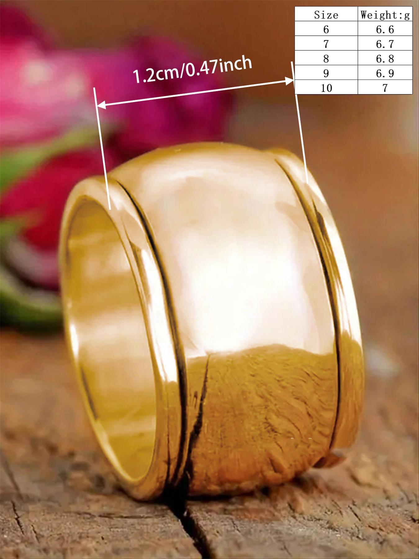 925 Sterling Silver Simple Style Plain Color Ring, Fashion Jewelry for Party, Daily Clothing Decor, Trendy All-match & Exquisite Jewelry for Birthday Gift, Unique Rings