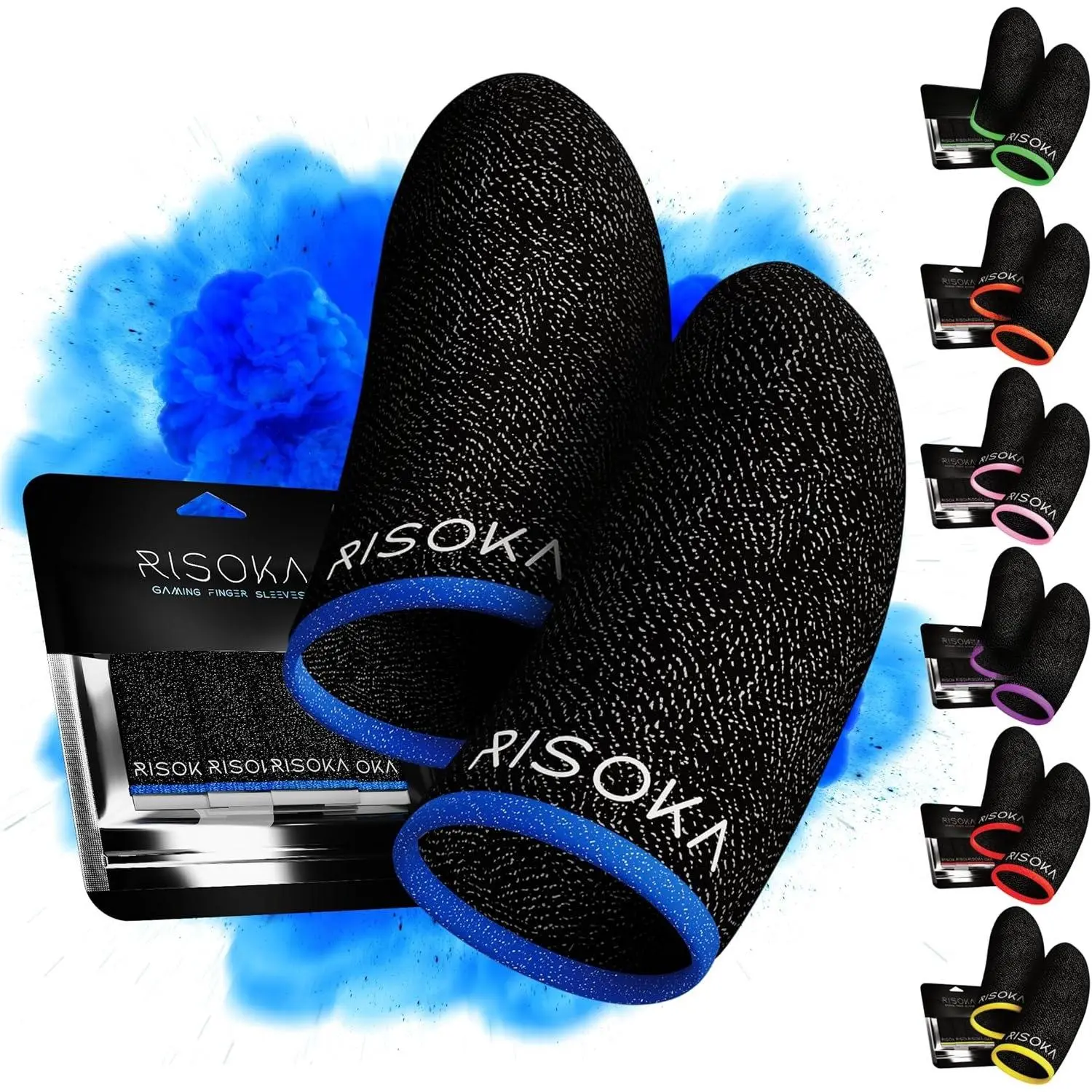 10 count Gaming Finger Sleeves -  Touchscreen Glide - Thumb Sleeve for Mobile  - Dedales Gamer Profesionales - Phone Accessories