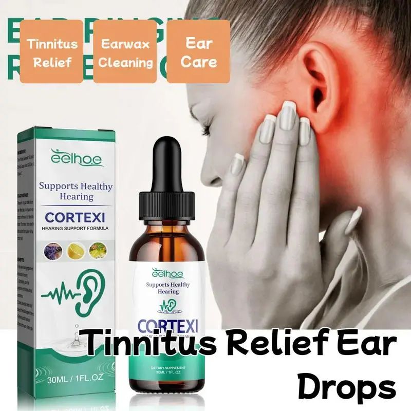 EELHOE 3 Ear Drops  Tinnitus Relief Earwax Cleaning Ear Care