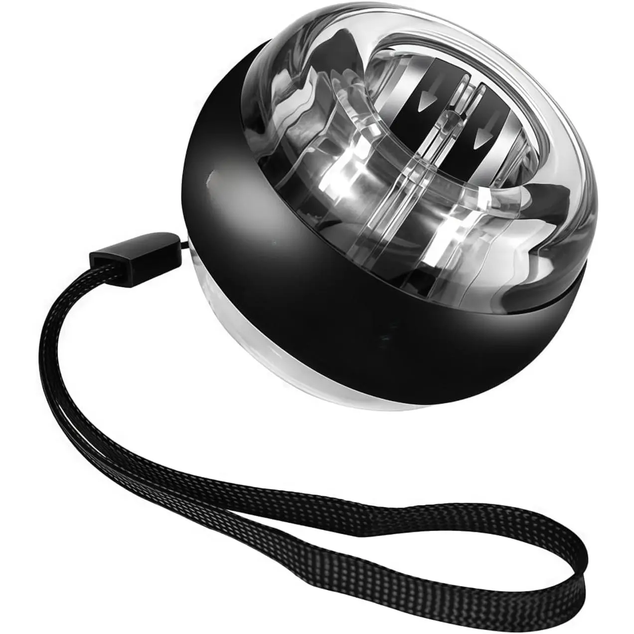 Gyro/Torque Ball Hand Exerciser,Wrist Trainer Ball Auto-Start Gyroscopic Forearm Exerciser,Five-Gear Color-Changing Light Torqueball  Strengthening Arms, Fingers, Bones and Muscles.