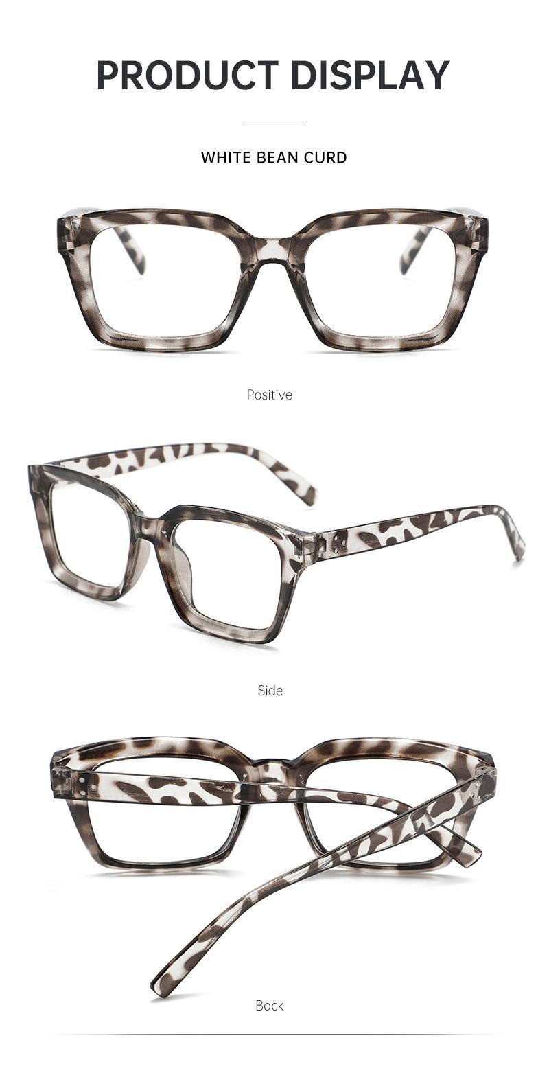 4-Pack Unisex Fashion Geometric Frame Decorative Glasses, Suitable for Parties, School, Shopping, Daily Use, Halloween, Christmas, Easter, Valentine's Day, Independence Day, Thanksgiving, New Year round