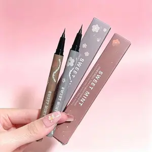 SWEET MINT Flora Language Eyeliner Pen, Special Offer, Waterproof and Smudge-Proof, Smooth and Flowing, Ideal for Beginners, Precise Application