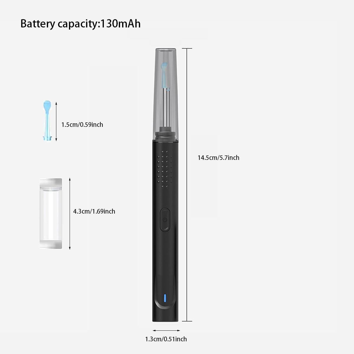 Intelligent Visual Ear Scoop, 7 Counts/set Ear Wax Removal Tool, HD Wireless Ear Otoscope with LED Lights & Ear Spoon Tools, Ear Wax Removal Kit