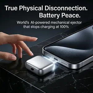 Smart Battery Separator for Apple Huawei Tpc, Intelligent Power Cut Off, Compatible with Phones Tablets, Protective Charger Adapter