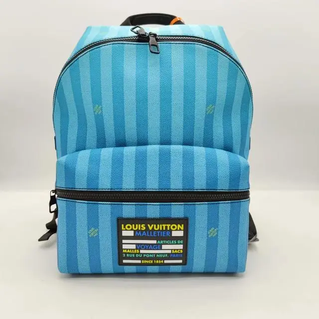 Pre-owned LV blue backpack/ 10006358 gift present