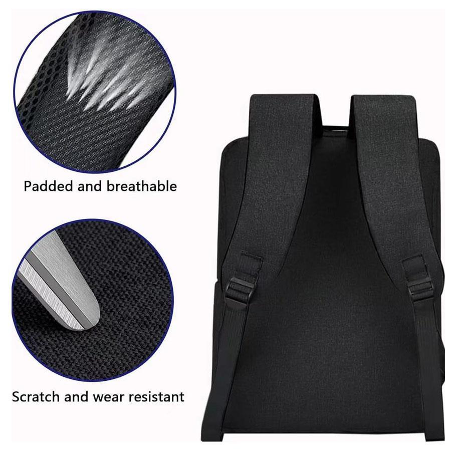 Game Console Backpack, Large Capacity Game Console Storage Bag with Game Console Holder, Travel Bag for PS5/Slim/Pro Console, Console Accessories, Casual Travel Backpack