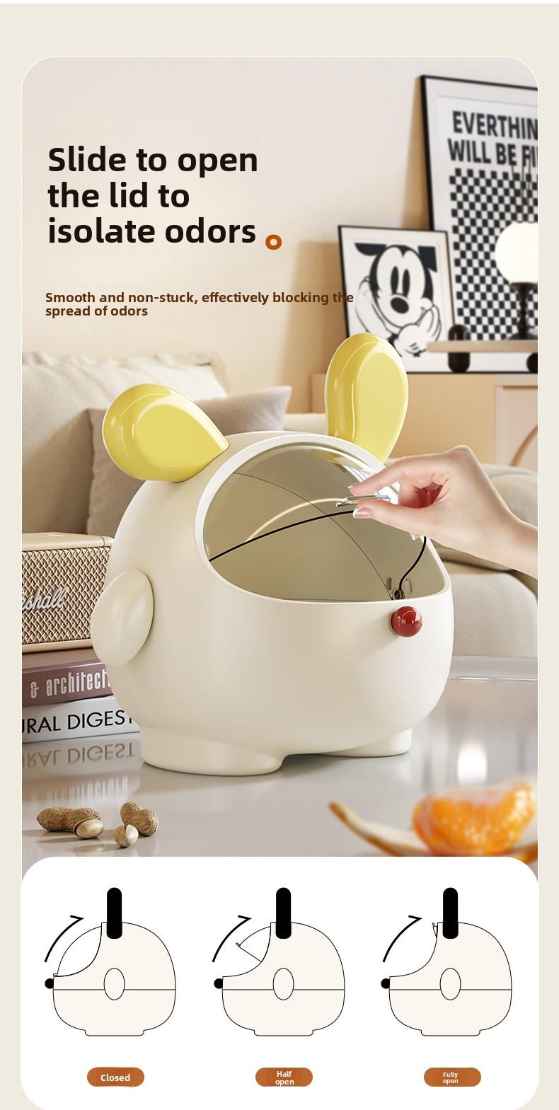 Cute Desktop Pet Christmas Candy Box Cartoon Decoration Dustproof Flip-Top Bedroom Hair Rope Jewelry Storage Box