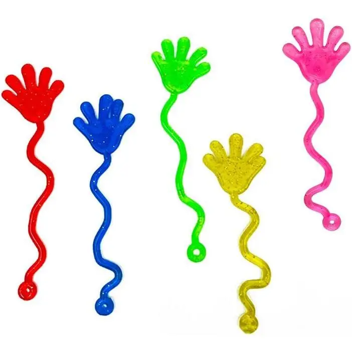50 PCS Sticky Hands Bulk Party Favors, Stretchy Sticky Hand Toys Goodie Bag Stuffer Fillers, School Classroom Prizes Supplies Toys End of The Year Gifts Treasure Box Toys Pinata Stuffers