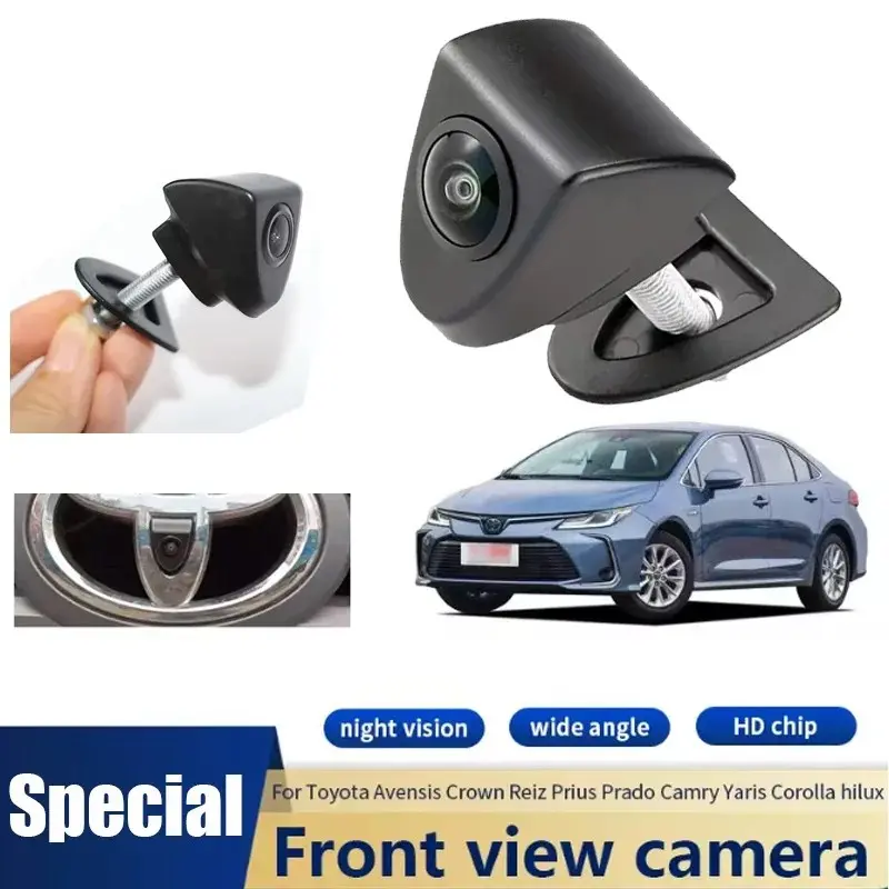 Toyota Dedicated Ultra HD Front Camera, 170° Wide Angle Night Vision, Parking Assistance, Abs Enclosure, Car Camera