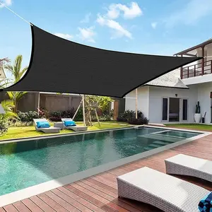 Outdoor Sunshade Canopy, 95% UV Protection, Rectangular Shade Sail for Pool, Garden, Yard, Outdoor Facilities, UV Blocking Cover