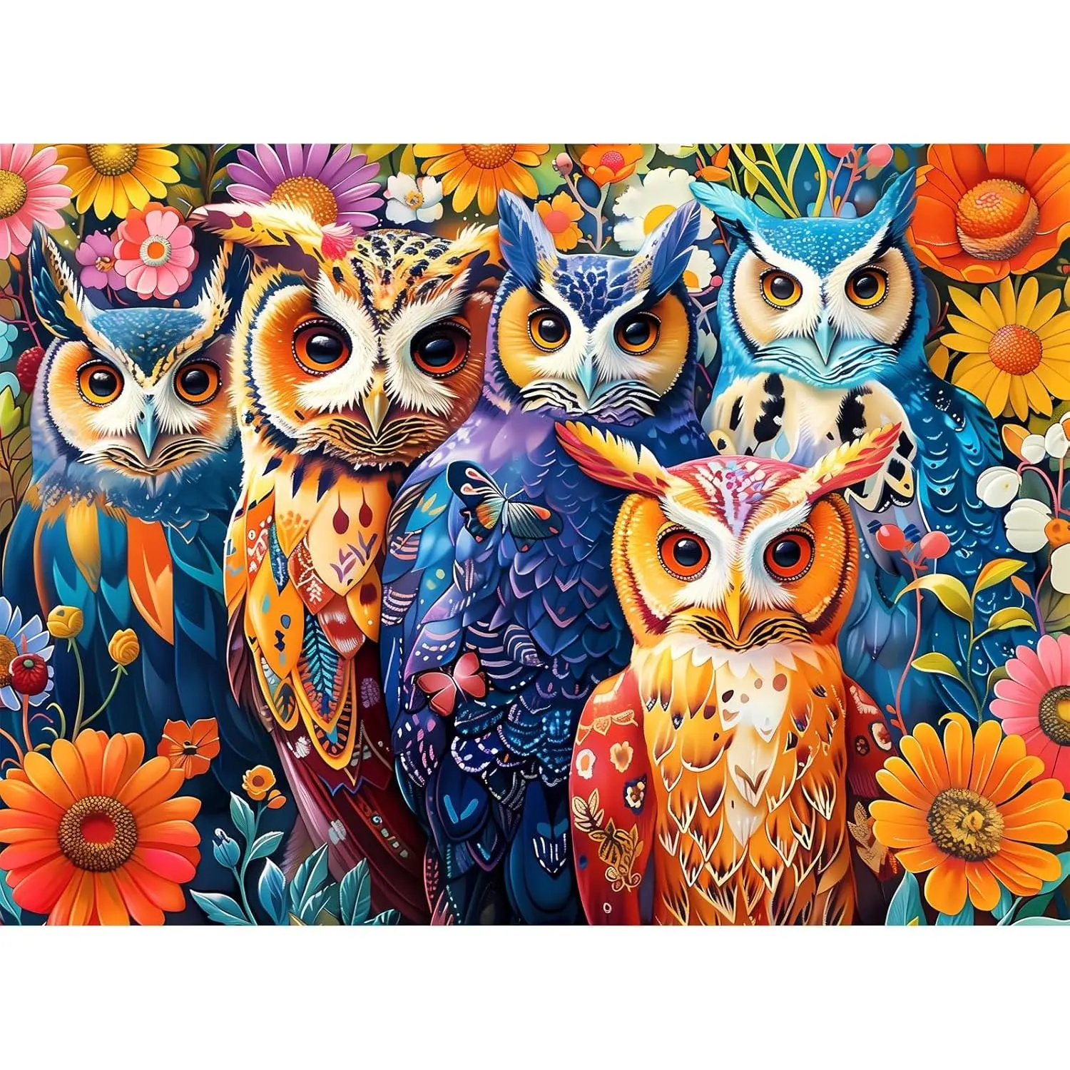 300-Piece Vibrant Wood Puzzle for Adults, Eco-Friendly Durable Wood with Interlocking Mechanism, Smooth Burr-Free Surface, Home Decor & Birthday Gift for Adults Kids Seniors