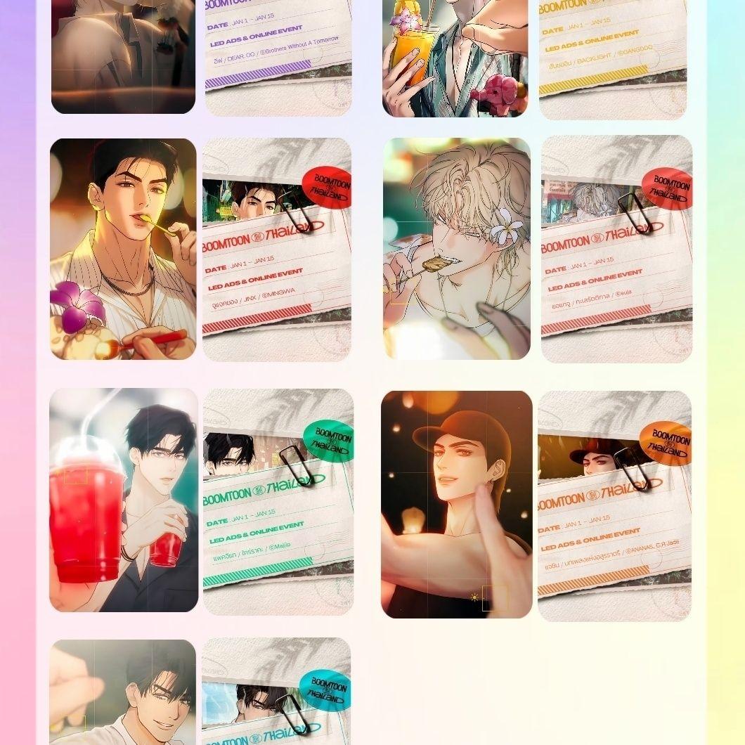 7 Pcs/set Korean Manga Lomo Card Yeongwoon & Seo-in Characters Small Cards Photocard Fans Collection Decorative Cosplay Gift