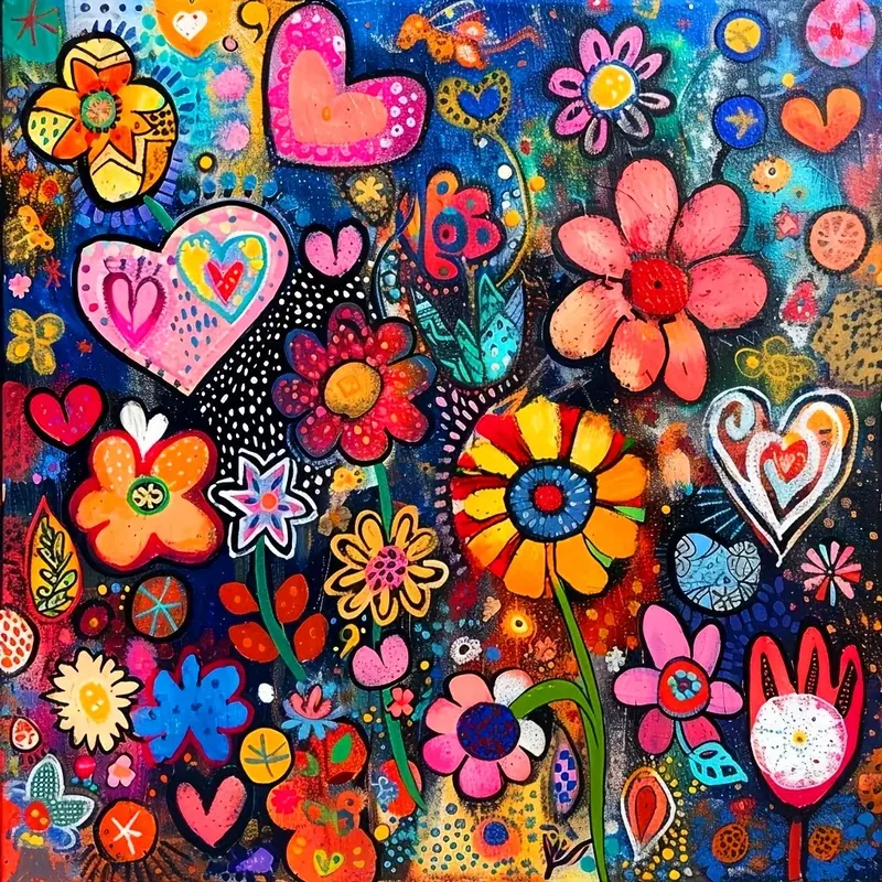 Flower Pattern DIY Diamond Arts Colorful Painting Kit without Frame, DIY 5D Diamond Arts Colorful Painting Kit, Wall Art Decor for Home Living Room Bedroom, DIY Kits, Crafts