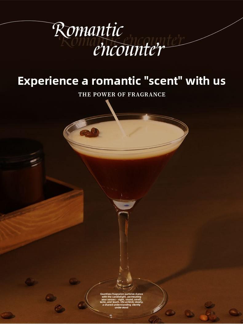 Italian Coffee Scented Candle, Holiday Gift, Romantic Atmosphere Fragrance, Aromatherapy