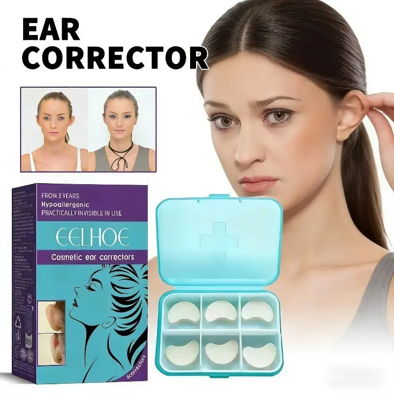EELHOE Ear Corrector Sticker, Ear Fixator, Ear Beauty Corrector, Auricle Valgus Correction, Contour Shaping, Big Ear Solution, Protruding Ear Supporter Set, Ear Beauty Tool, Hypoallergenic