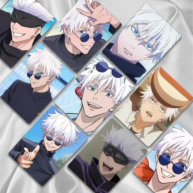 55pcs J-ujutsu Kaisen Japanese Anime Lomo Card Games Postcards Message Photo Gift Fan Game Satoru Gojo Cards Collection Toy
