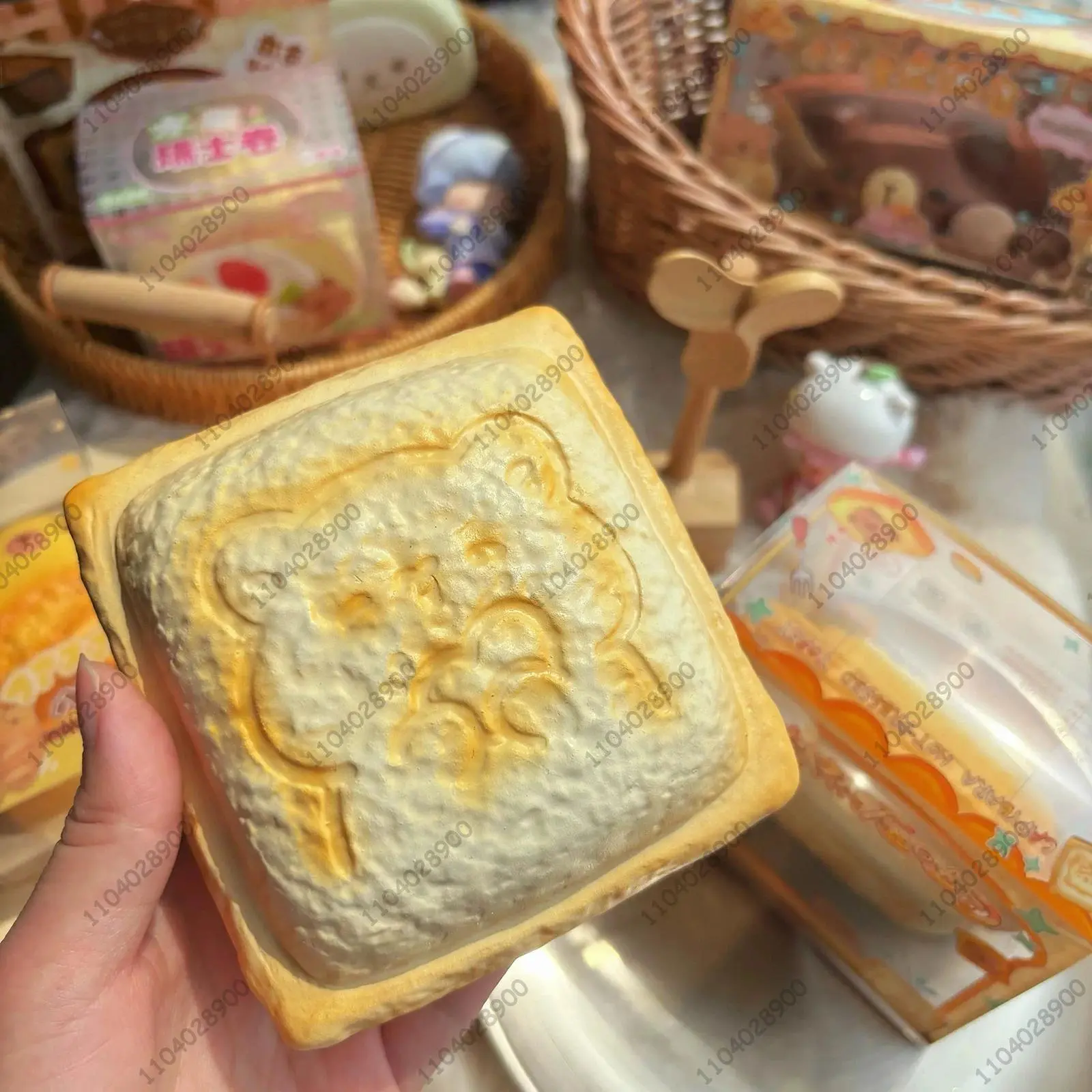 Non-Toxic Slow-Rising Capybara Paper Squishy Toy - Bakery-Themed Bread Pastry Cake Design, Soft Rebound, Portable, Lightweight, Unisex Stress Relief Hand Relaxer Gift for Adults, Toy & Hobby Enthusiasts, Paper Squishies