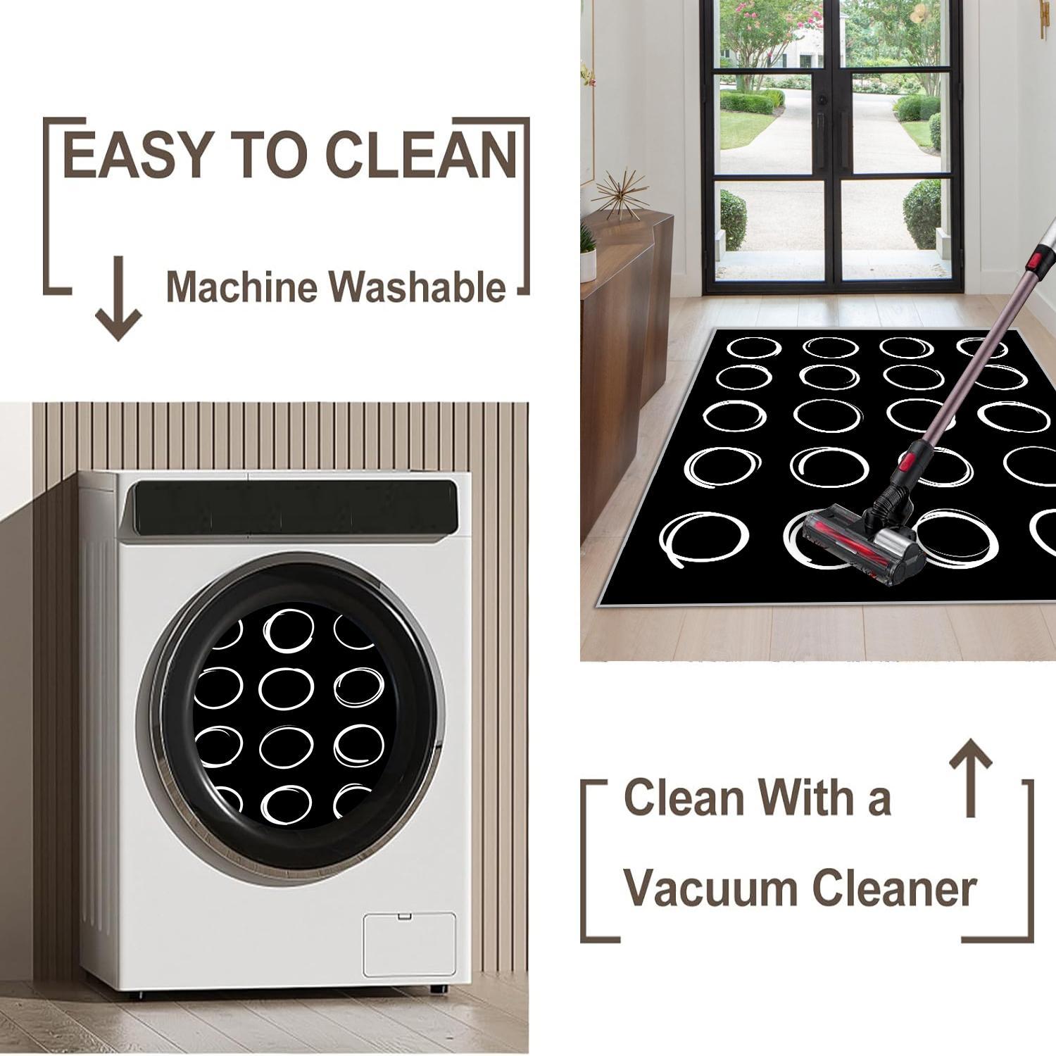 Cartoon Pattern Floor Mat, 1 Count Non-slip Soft Area Rug, Rectangle Home Decorative Carpet for Living Room Bedroom Nursery