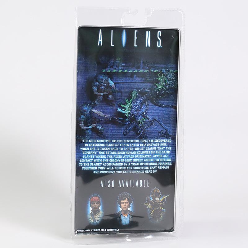 NECA Aliens Xenomorph Warrior Dog Alien Ellen Ripley Weyland Yutani Bishop Colonel Cameron 7"Action Figure Collectible Model Toy popular