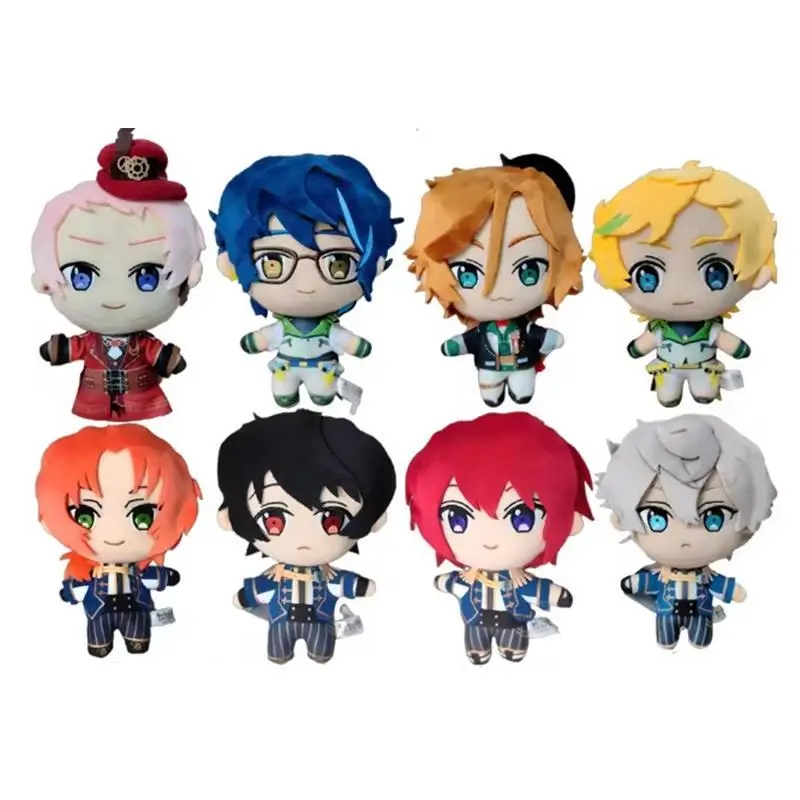 2026 Hot Collectibles 15cm Unisex Ensemble Stars Plush Fabric Dolls - Soft Touch, Chibi Look, Remote Free, Includes Itsuki Shuu, Sakuma Ritsu, Sena Izumi, Aoba Tsumugi, Harukawa Sora - Novelty Toy Gift for Christmas