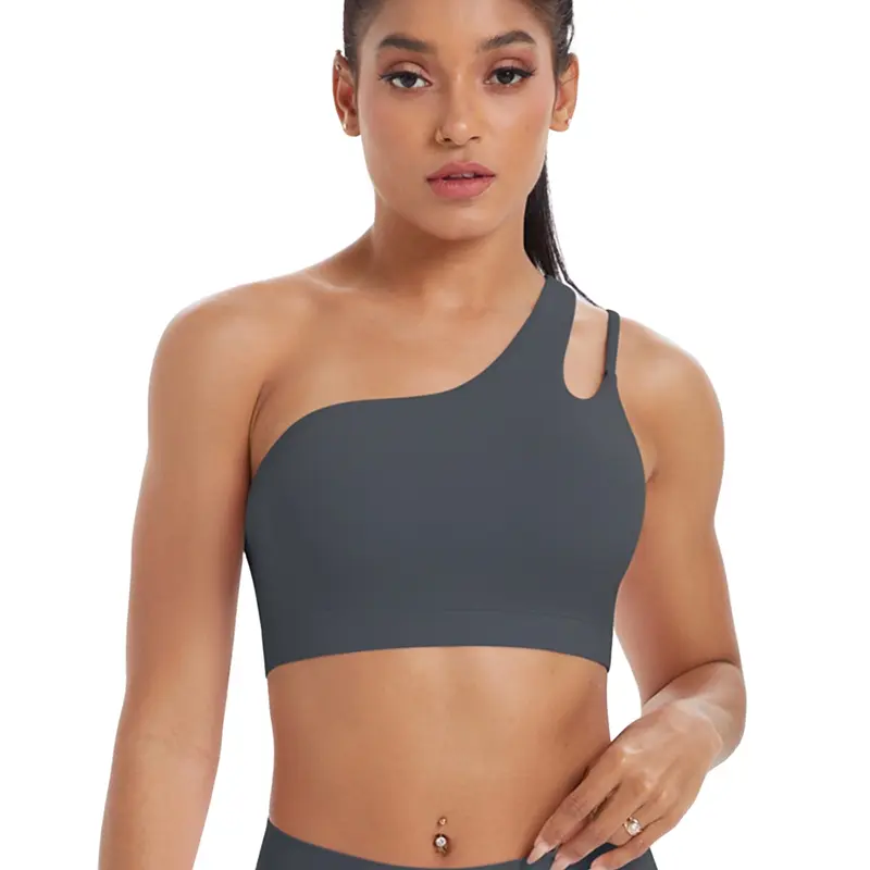Women's Solid Color Criss Cross Sports Bra, Breathable Comfortable Sports Bra, Ladies Sportswear for Indoor Outdoor Wear Strappy Yoga Bra, Strappy Sports Bras, Stretch Sports Bra, Sporty Bra, Workout Bra