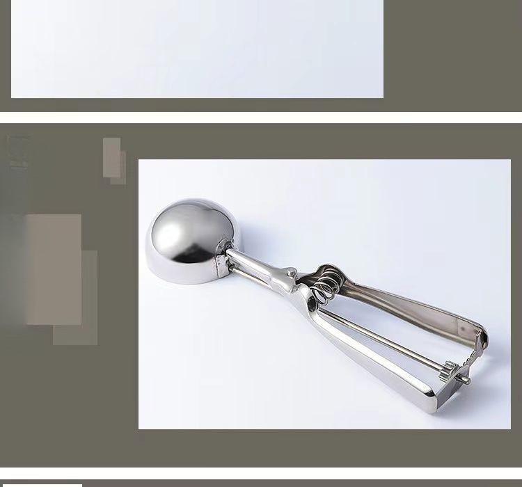 Ice cream scoop, fruit scoop, stainless steel