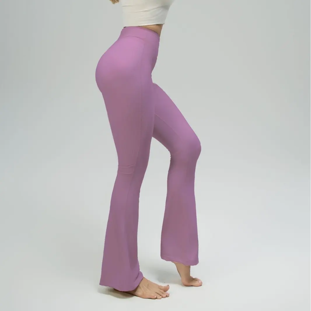 Yoga micro-flared pants women's outer wear sports fitness high waist hip lift thin high elastic comfortable Bottoms Womenswear
